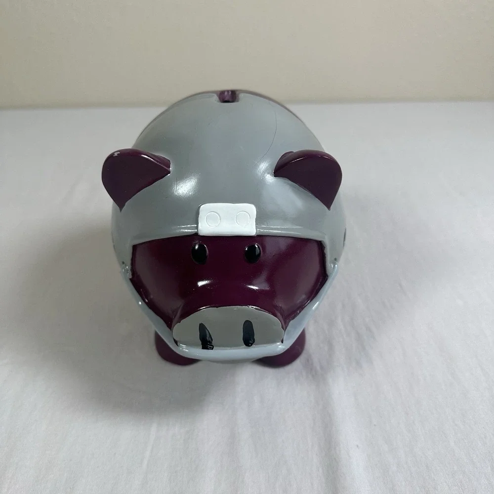 Texas A&M Aggies‎ Piggy Bank Coin Holder Spare Change Savings Sports
